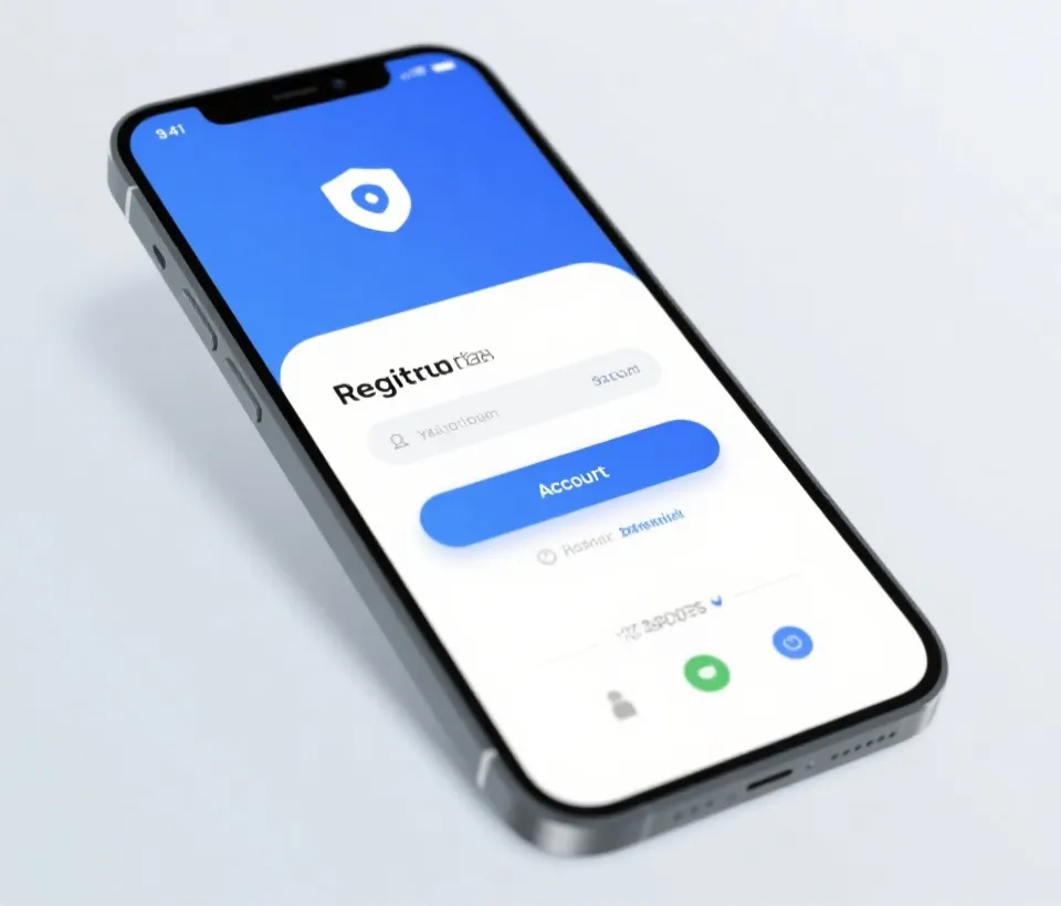 DB电子注册与登录流程示意图